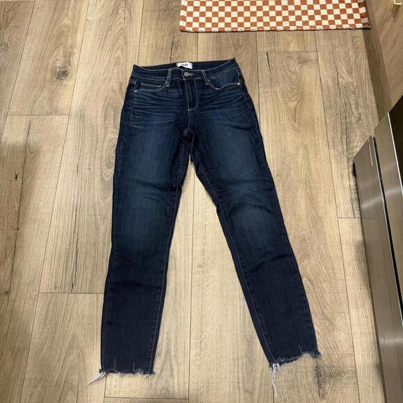 PAIGE Women's Verdugo Ankle Jeans - Dark Wash - Size 28 - Picture 1 of 4